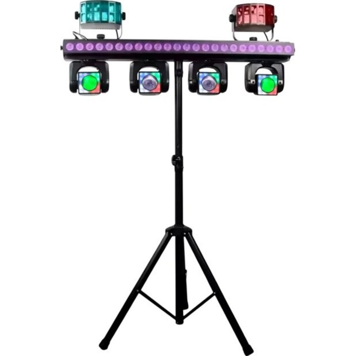 Conjunto de iluminação LIGHT4ME MT BAR 3 com efeitos múltiplos