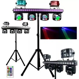 Set di illuminazione LIGHT4ME MT BAR 3 con effetti multipli