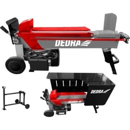 DEDRA DED8678 Taglialegna orizzontale da 2000 W, trituratore per legno,