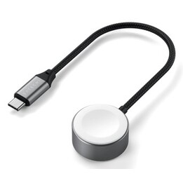 Satechi ST-QCAWM Mobile Device Charger Smartwatch White, Gray USB Wireless Charger Indoor