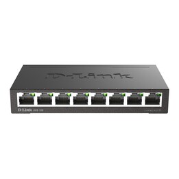 D-Link DGS-108 No administrado L2 Gigabit Ethernet (10/100/1000) Negro