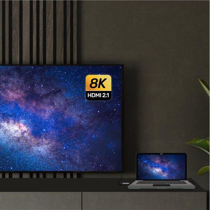 UNITEK V1416B câble vidéo et adaptateur 0,15 m USB Type-C HDMI Gris