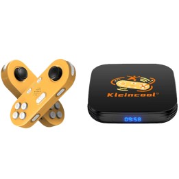 KLEINCOOL X8 Consola de jogos com sensor de movimento - LS043 4K Somatosensorial 64 GB - Android TV Box e Consola Retro