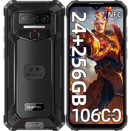 Oukitel WP23 Plus, 8GB 256GB, 6.52 IPS HD+, 10600mAh, Negro