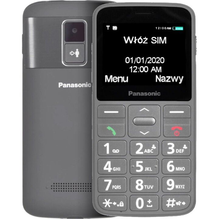 Téléphone pour seniors KX-TU160 gris