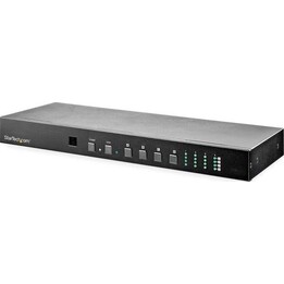 Commutateur HDMI 4x4 matriciel 4K 60 Hz avec contrôle audio et Ethernet