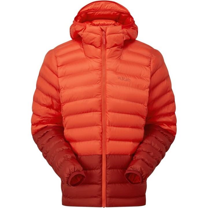 Chaqueta aislante Rab Cirrus Alpine para mujer - Rojo pomelo/Rojo toscano. Talla: XS