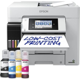 Impresora de inyección de tinta Epson EcoTank Pro ET-5885 para papel A4, 4800 x 2400 ppp, 25 ppm, Wi-Fi