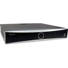 LevelOne NVR-0411 NVR PoE a 32 canali da 12 MP, con supporto per 16 porte PoE e 4 alloggiamenti per HDD da 4 TB a 10 TB