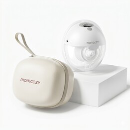 Momcozy M5 Smart Wearable Breast Pump – | Sacaleches de Copa | Control por Aplicación, Inalámbrico, Individual, Color Gris