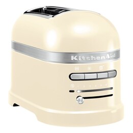 Forno KitchenAid 5KMT2204EAC de 7 polegadas, 2 fatias, 1250 W, cor creme.
