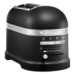 Forno KitchenAid 5KMT2204EBK de 7 polegadas, 2 fatias, 1250 W, preto