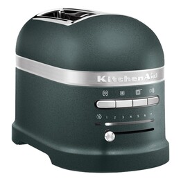 Forno KitchenAid 5KMT2204EPP de 7 polegadas, 2 fatias, 1250 W, cor petróleo.