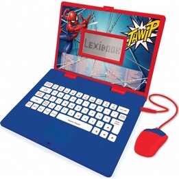 Laptop Lexibook Educational Spider-Man, bilíngue polonês/inglês, com 124 atividades