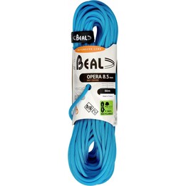 Corda dinâmica Beal Opera 8,5 mm x 50 m com revestimento impermeável Unicore - Azul