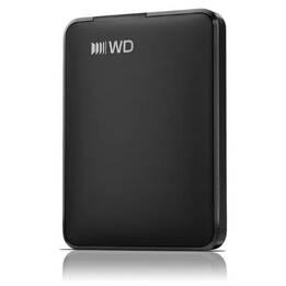 WD Elements Portable 2TB 2.5-inch external hard drive, black.