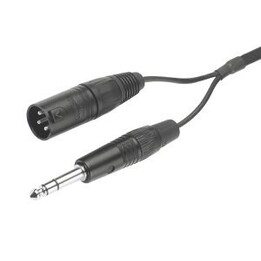 Beyerdynamic K 190.40 connecting cable with 3 pin XLR male and 6.35 mm jack plug