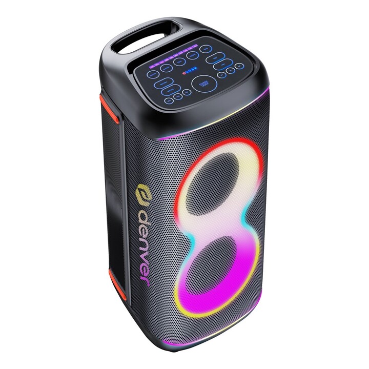 Denver BPS-370 Altavoz para fiestas Negro 100 W