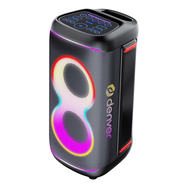 Denver BPS-370 Altavoz para fiestas Negro 100 W