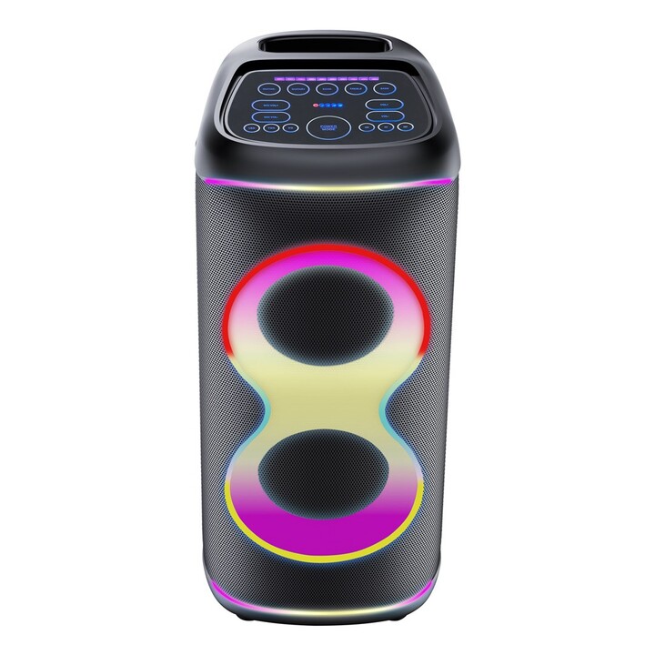 Denver BPS-370 Altavoz para fiestas Negro 100 W