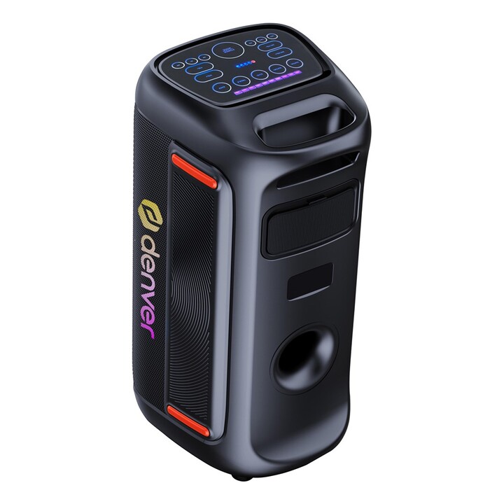 Denver BPS-370 Altavoz para fiestas Negro 100 W