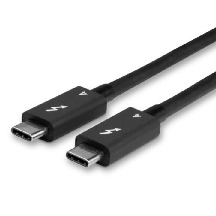 Câble Thunderbolt Lindy 31120 1 m 40 Gbit/s Noir