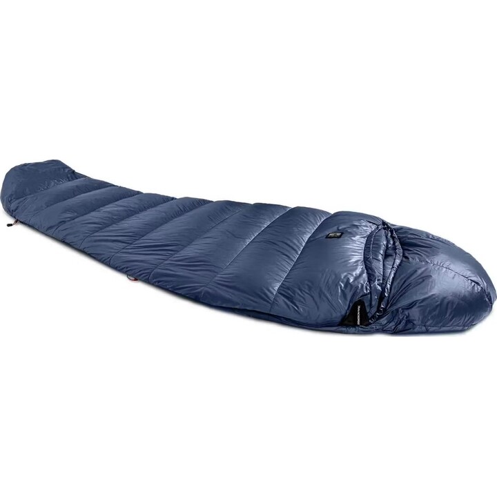 Sacco a pelo in piuma Małachowski Tourist 450 XL LZ, 189-200 cm, blu navy