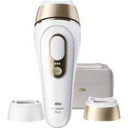Braun Silk-expert Pro PL5210 IPL Luce pulsata intensa (IPL) Oro, Bianco