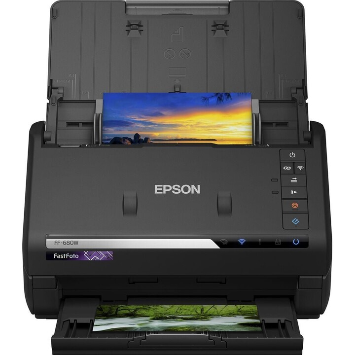 Epson FastFoto FF-680W Fotoscanner, WLAN, schwarz