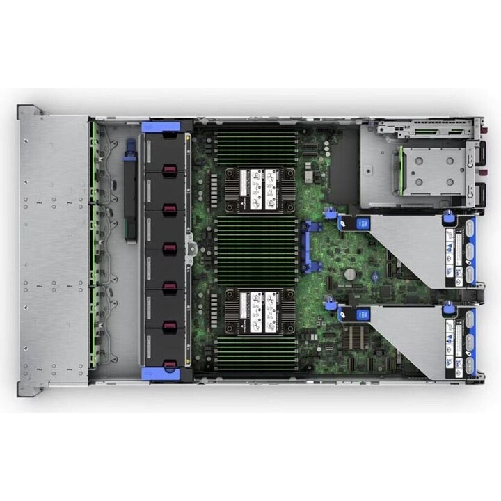 HPE ProLiant DL380 Gen11 en rack, processeur Xeon Silver 4514Y à 3,4 GHz, 64 Go de RAM, 2 disques durs de 2,4 To, 2U, 2 processe