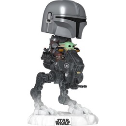 FUNKO POP: O Mandaloriano e Grogu no Resquício Imperial 837 Star Wars