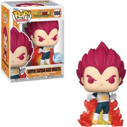 FUNKO POP Vegeta Super Saiyan God 1868 - Exclusiva de Dragon Ball Z