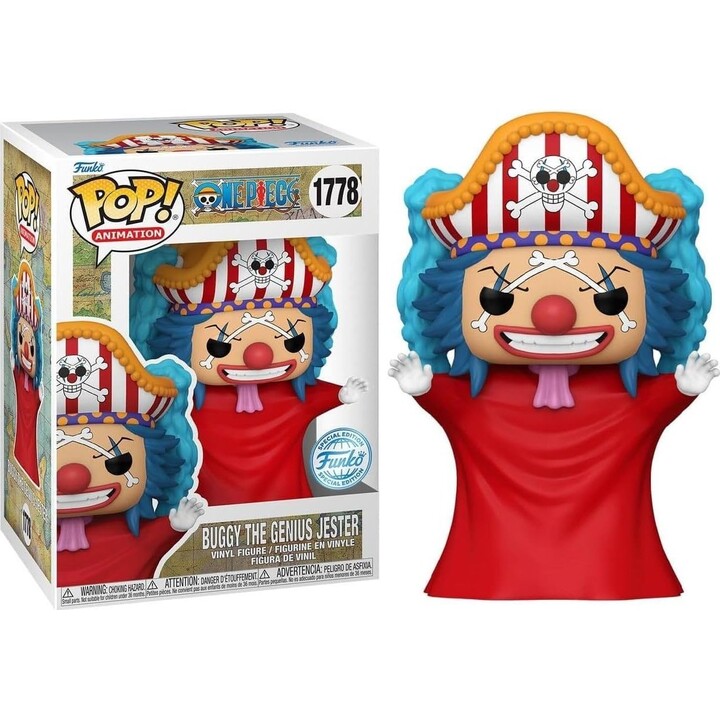 FUNKO POP Buggy, el bufón genio 1778, exclusivo de One Piece