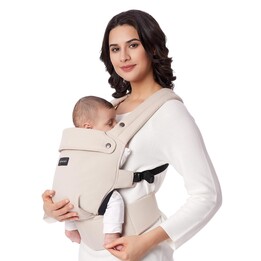 Momcozy Pure Hug Cáqui | Canguru para Bebê | Algodão