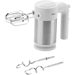 JATA JEMA1240 - Frullatore a immersione da 400 W, 5 velocità + Turbo, frullatore elettrico con cavi e ganci per impastare, motor