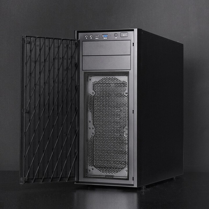 Chieftec BW-01B-OP Midi Tower computer case Black