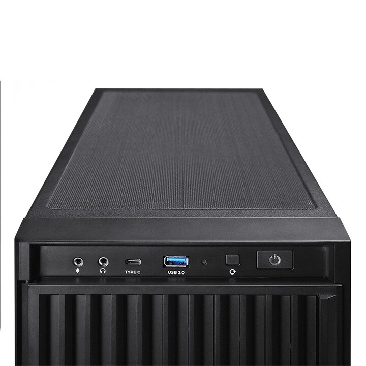 Case per computer Chieftec BW-01B-OP Midi Tower, colore nero.