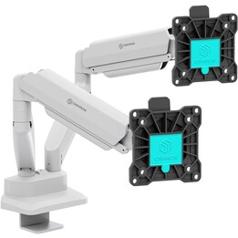 ONKRON G160-BW soporte para monitor 81,3 cm (32") Escritorio Blanco, Negro