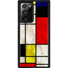 Custodia iKins per Samsung Galaxy Note 20 Ultra, colore nero mondrian.