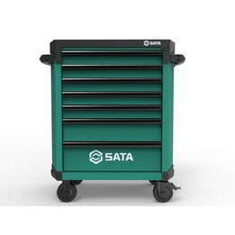 7-drawer workshop trolley ST95113G green