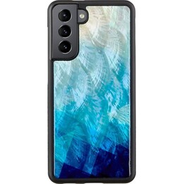Coque iKins pour Samsung Galaxy S21 bleu lac noir