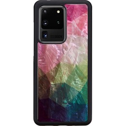 Funda iKins para Samsung Galaxy S20 Ultra, diseño de flor de agua negra.