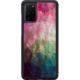 Funda iKins para Samsung Galaxy S20+ con diseño de flor de agua negra