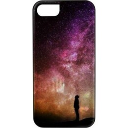 iKins Hülle für Apple iPhone 8/7 Sternennacht Schwarz