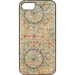 Coque iKins pour Apple iPhone 8/7, noire, style artiste