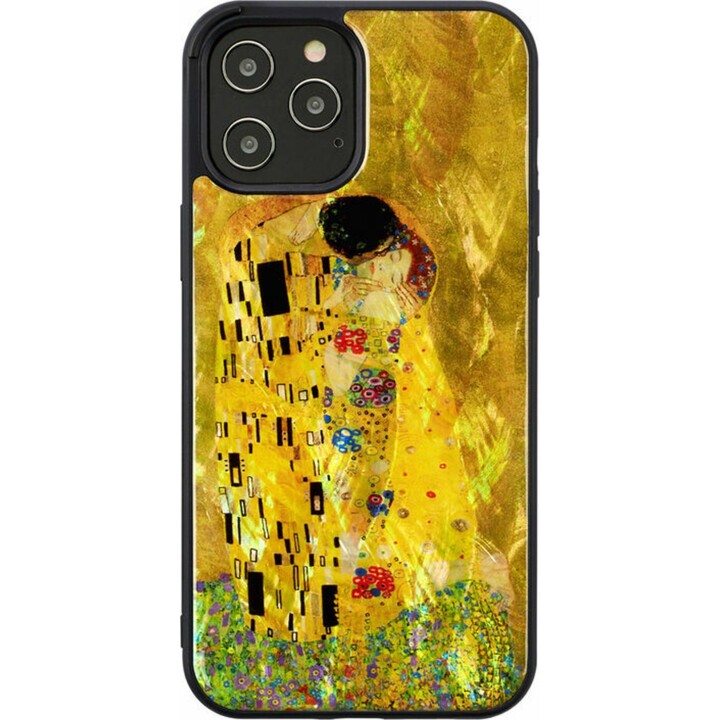 Custodia iKins per Apple iPhone 12 Pro Max, colore nero bacio.