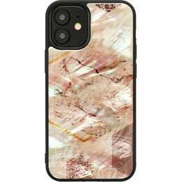 Coque iKins pour Apple iPhone 12 mini, marbre rose