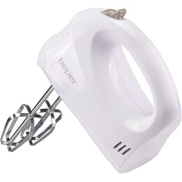 Frullatore e mixer elettrico Beper BP.304, 150 W, ABS, acciaio cromato, bianco/grigio tortora