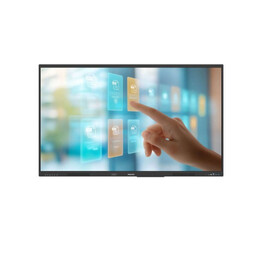 Philips Education 65" E-line, UHD, Android 14, Touchscreen IR 40", USB-C, NFC, Uscita HDMI, Condivisione scher