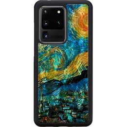 Capa iKins para Samsung Galaxy S20 Ultra, preta, noite estrelada